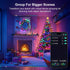 33Ft sync,12 Super RGB Smart Fairy String Lights, Usb DIY Twinkle Lights w/Remote & App Controlled, music Modes