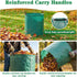 72 3 Pack 4 FEED GARDEN Gallon Reusable Yard Waste Bags, Heavy Duty Lawn and Leaf Bags with Reinforced Handles Stand Up