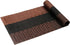 12x54 inch SHACOS Table Runners Woven Vinyl Table Mats for Kitchen Dining Table Non Slip Washable, Ombre Coffee Black