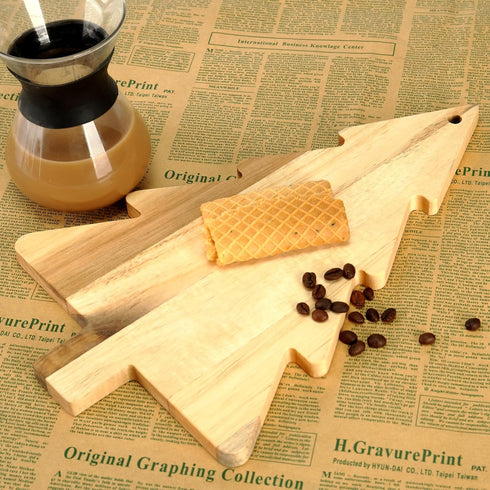 BinaryABC Christmas Tree Charcuterie Board, Christmas Cutting Board, Holiday Cheese Board, Christmas Kitchen Accessories