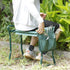 Smartxchoices Folding Garden Kneeler Seat Garden Bench Stool with Handles, Multi-use Pouch, Heavy Duty Yard Gardening