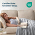 Summer 60''x90'') SLEEP ZONE Nanotex Cooling Blanket for Hot Sleepers, Double-Sided Throw Blanket for Couch and Bed