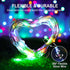 2 Pack 400 132ft 8 JMEXSUSS Multicolor Fairy Lights Battery Operated, Total LED Multicolor String Lights with Remote