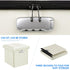 13 13 13 inch Tamfile Small Ottoman with Storage, x x Fireproof Safe Folding Ottoman with Lock for Important Documents