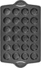 HONGBAKE Mini Muffin Pan, Nonstick 24 Cupcake Tin for Baking, Heavy-duty Gray Tray for Cheesecake