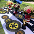 PIXHOTUL 100 Pcs Tire Napkins, Race Car Party Supplies, Two Fast Party Decorations, Wheel Paper Napkins for Race Car