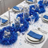 4" 25' TCDesignerProducts Dark Blue Vinyl Twist Garland - x roll, Parade Float Decorations for Trailer Or Golf Cart