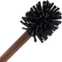 Redecker Toilet Brush Set with Replacement Head, Oiled Thermowood Handle and Nylon Bristles, Made in Germany
