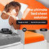 5 STARS UNITED Bed Sheet Straps Set, Adjustable Elastic Fasteners with Metal Clips, Fitted Sheet Clips (4 Pcs White)