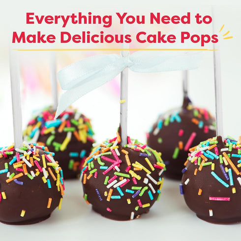 Baketivity Cake Pop Baking Kit for Kids - Fun DIY Treats with Premeasured Ingredients