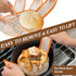 9" 10"Oval Set, Sourdough Starter Kit, Sourdough Bread Baking Supplies, Round & Rattan Banneton Bread Proofing Baskets