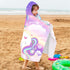 FUTBU 30x50, Unicorn Hooded Beach Towel, Unicorn Kids Hooded Poncho Towel for Girls, Cute Cartoon Soft Absorbent Bath