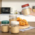 EONJOE 4-Pack 16oz Overnight Oats Containers with Lids Glass Mason Jars Meal Prep Salad Food Cereal Snacks Pudding