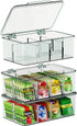 Utopia Home 3 Pack Stackable Tea Bag Organizer with Lid, Multi-Functional Kitchen Storage for Tea Bags
