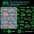 LMKLOP 3-12 40"x 60" Glow in The Dark Monster Truck Blanket for Boys/Girls/Kids/Toddler/Baby, Cute Funny Car Blanket