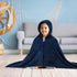 Swimming 3-8 50x30 Inch, PAVILIA Fleece Hooded Towel for Kids, Soft Plush Beach Bath Towel, Absorbent Shower Wrap