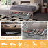 Under Bed Shoe Storage Organizer, Fits 12 Pairs, Underbed Shoe Container Solution with Clear Window