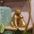 8 4 6.5 Inch Guichifun Kissing Bear Statues Collectible Figurines - Resin Gold Mother and Baby Bear Statues for Home