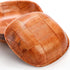 Elsjoy 8 Pack 8 Inch Wooden Woven Salad Bowls, Reusable Square Serving Bowl Set, Unbreakable Snack Bowls