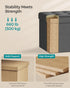 15 Inches 660 lb, ULSF27Z SONGMICS Storage Ottoman, Foldable Small Ottoman Foot Rest, Foot Stool, Cube Ottoman