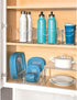 iDesign Recycled Plastic Cabinet and Pantry Storage Bin with Integrated Handles, 10” x 8” x 5”, Clear