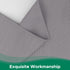 Biscaynebay Wrap Around Bed Skirts for Full & Full XL Beds, 15" Drop, Silver Grey Adjustable Elastic Dust Ruffles