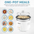 Aroma Housewares 4-Cups (Cooked) / 1Qt. Rice & Grain Cooker (ARC-302NG), White