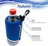 16-20oz Proactive Sports Neoprene Bottle Holder with Drawstring and Bag Clip for Bottles