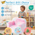 Tiita Kids Sofa, Childrens Couch with Carry Handle, Portable Toddler Foam Sofa Couch, Lightweight Kids Chair