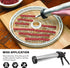 Hoypeyfiy 5 Nozzles (2LB) Stainless Steel Jerky Gun Sausage Maker Sausage Stuffer Handmade Beef Jerky Gun