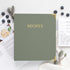 Aesthetic Recipe Binder with Waterproof Cover, Quality Blank Cookbook Binder to Organize Your Recipes