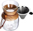 AGOGO Pour Over Coffeemaker Dripper, High Capacity 10 Cup Carafe with 304 Stainless Steel Filters
