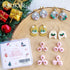 Keoker Mini Christmas Polymer Clay Cutters for Earrings, Christmas Tree and Holiday Designs