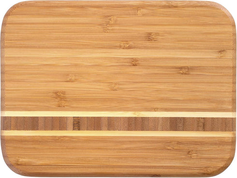 Totally Bamboo Barbados Bamboo Wood Cutting Board, 9" x 6.5"