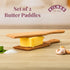 Kilner Beech Wood Butter Paddles, Set of 2