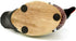 CVHOMEDECO Primitives Hand Engraving Painted Wood Wild Duck Figurine, Farmhouse Decorative Accent 10-1/2 Inch