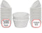 Mr Miracle Standard Size Baking Cups, Premium Quality, White, 500 Pack Grease-Proof Cupcake Liners