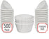 Mr Miracle Standard Size Baking Cups, Premium Quality, White, 500 Pack Grease-Proof Cupcake Liners