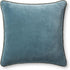 Loloi Liza Pillow Cover, 22'' x 22'' with Poly, Blue
