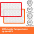 HOTPOP Silicone Baking Sheet Set, 2-Pack, No-Stick Cookie Sheets with Outlined Mats for Macarons, Pastries, Buns, Bread