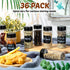 36 Pack 3 oz Eccliy Clear Plastic Spice Jars with Label and Shaker Lids Empty Spice Bottles Seasoning Containers