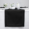Solino Home Linen Black Table Runner, 100% Pure Linen Hemstitch, 14 x 72 Inch for Dining, Summer, Fall
