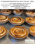 Disposable Aluminum Foil Tart Pan with Lid, 5" Individual Pie Pans, Mini Pie Pans, Pot Pie Tins, Baking Pan, Perfect