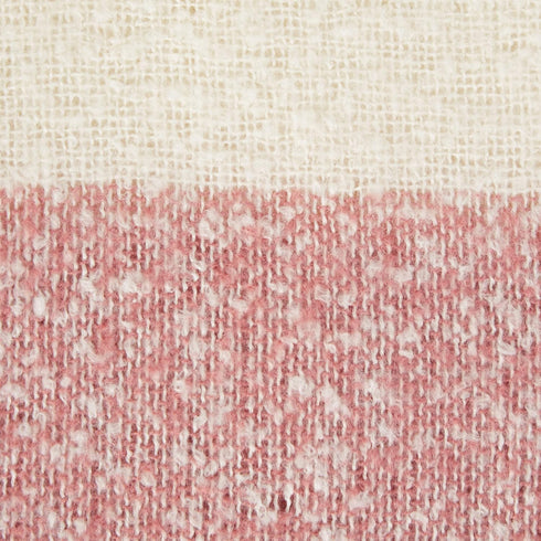 DII Coastal Acrylic Rugby Stripe Woven Throw - 50x60, Red