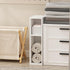 Furinno Reed 2-Tier Closet Organizers and Storage, Closet Organizer, Open Shelf Closet