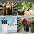 LKbeuuu Reusable Grocery Bag on Wheels Shopping Bag with Wheels, Detachable Roller Tote Bag, Luggage Bag, used