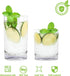 REALWAY Plastic Cups Reusable - Unbreakable Drinking Glasses, BPA Free Dishwasher Safe Drinkware for Kitchen Use