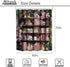 60Wx72H 12 Pack Gothic Skull Shower Curtain Vintage Bookshelf Witchy Floral Pink Cherry Pretty Retro Magic Spring