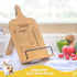 Bamboo Cookbook Stand: Sturdy Holder with Measurement Conversion Chart for Kitchen