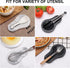 HESHIBI Marble Spoon Rest for Kitchen Countertop, Perfect for Spatula, Ladle, Fork (1, Light Grey)